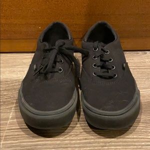 LIKE NEW ALL BLACK VANS